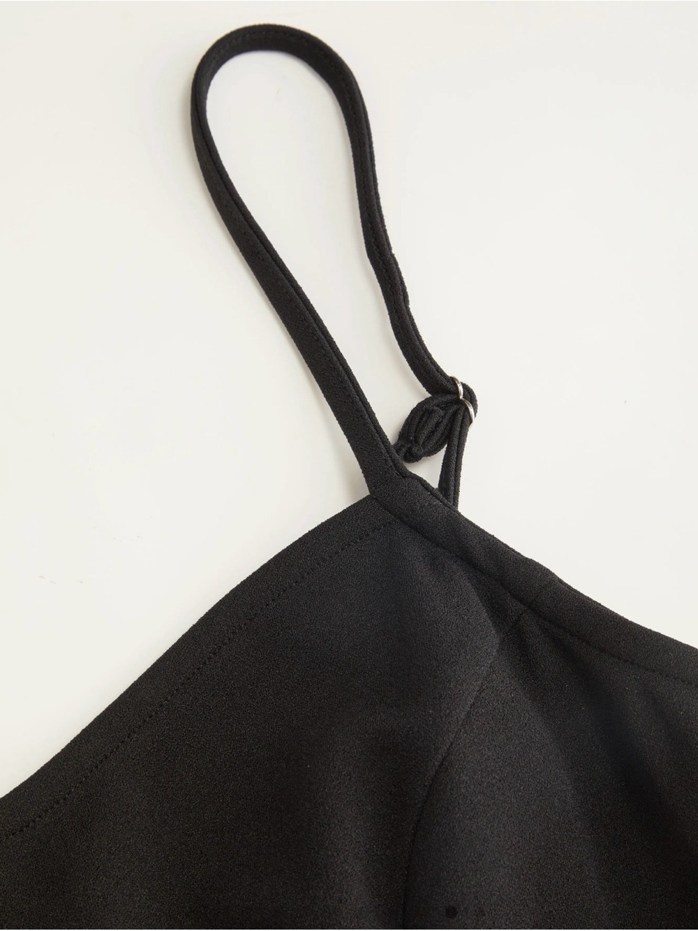 Cider Black Midi Slip Dress with Cream Panels - Picture 6 of 6